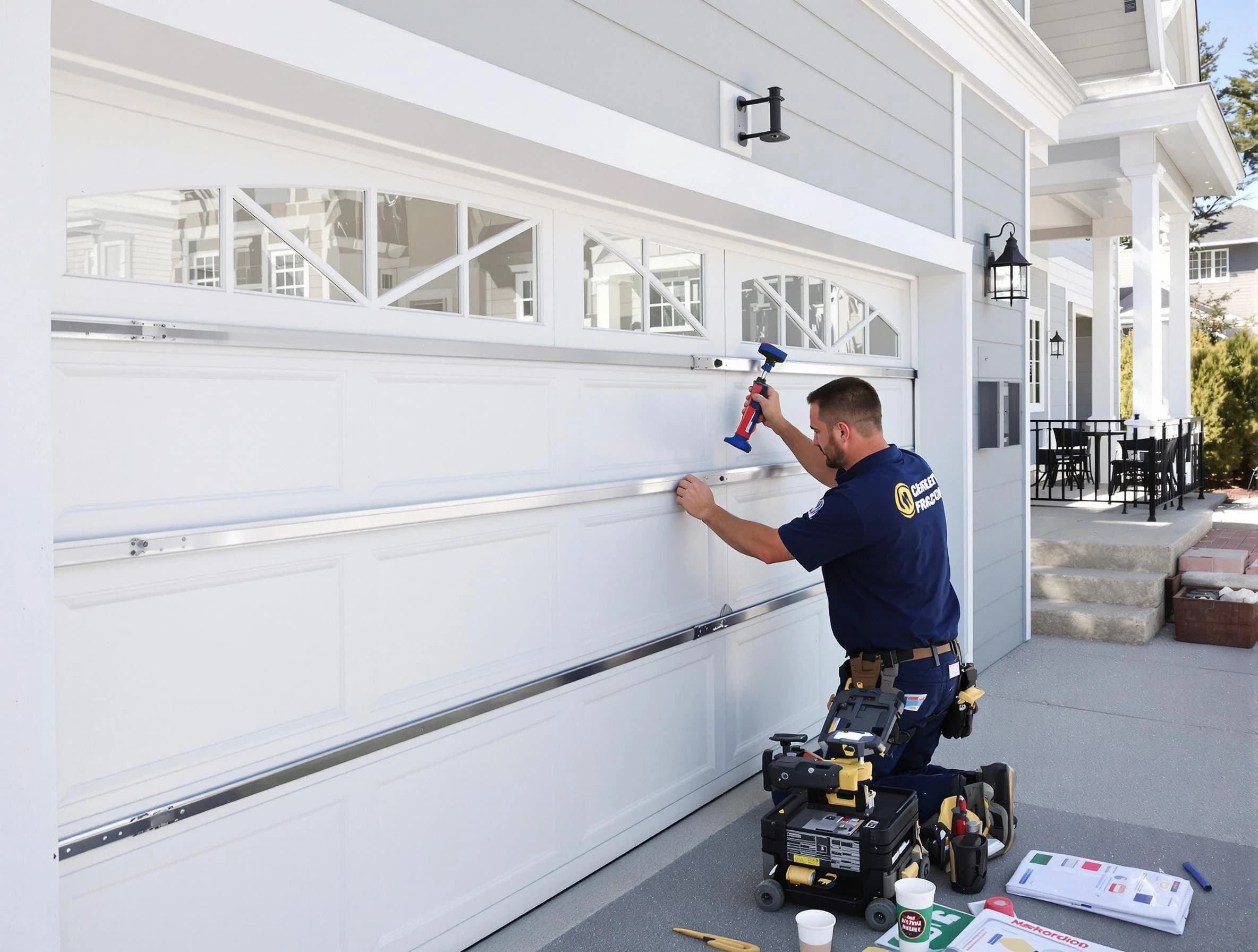 Professional garage door installation by Summit Park Garage Door Repair in Summit Park