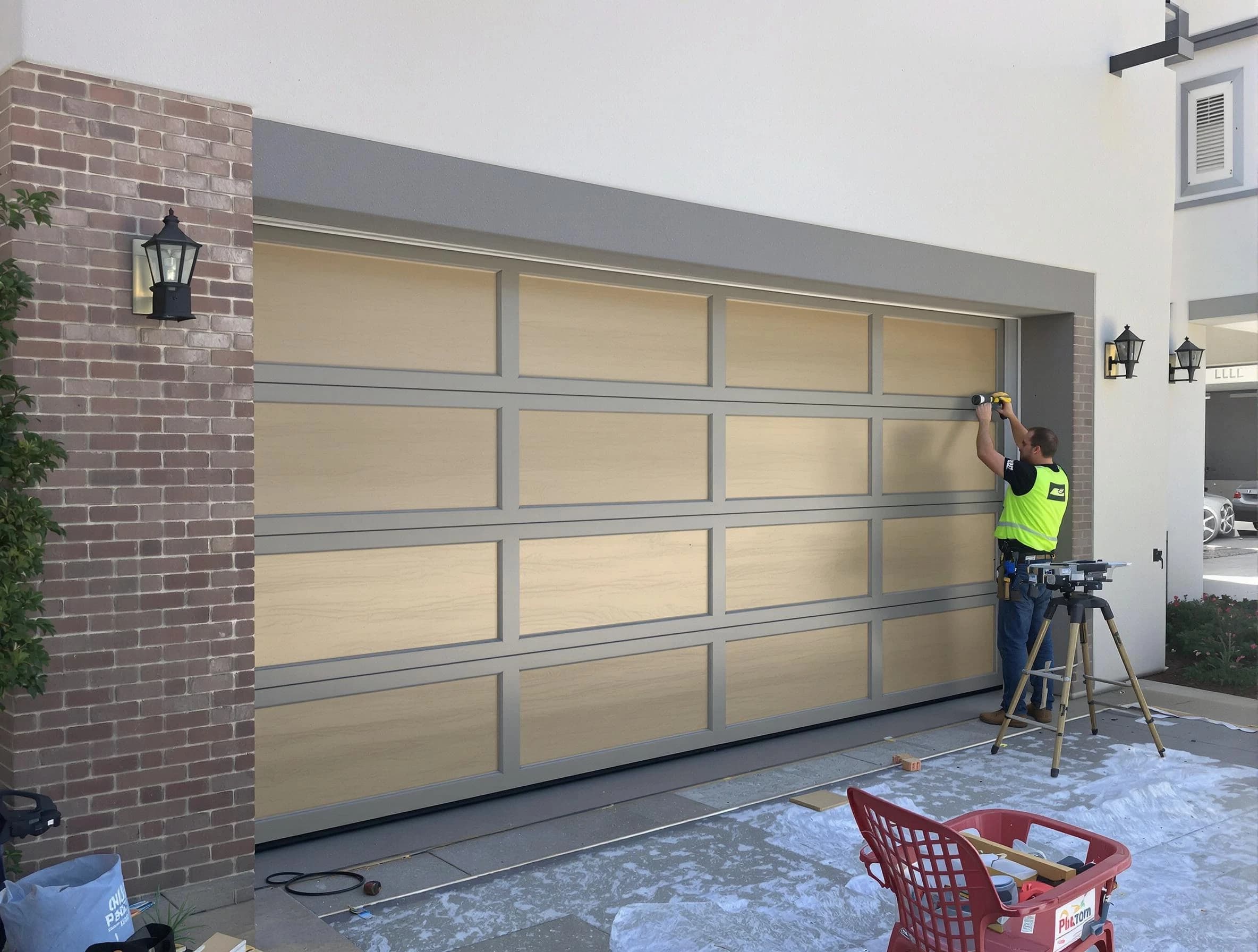 Garage door replacement service by Summit Park Garage Door Repair in Summit Park