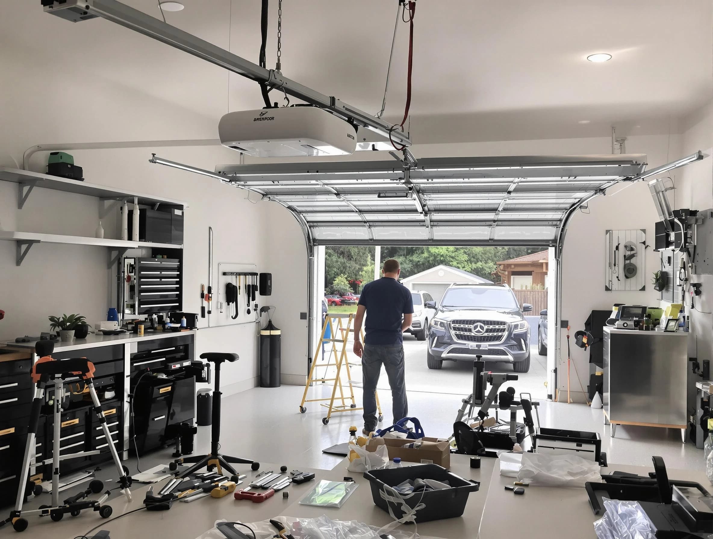 Garage door opener installation by Summit Park Garage Door Repair in Summit Park