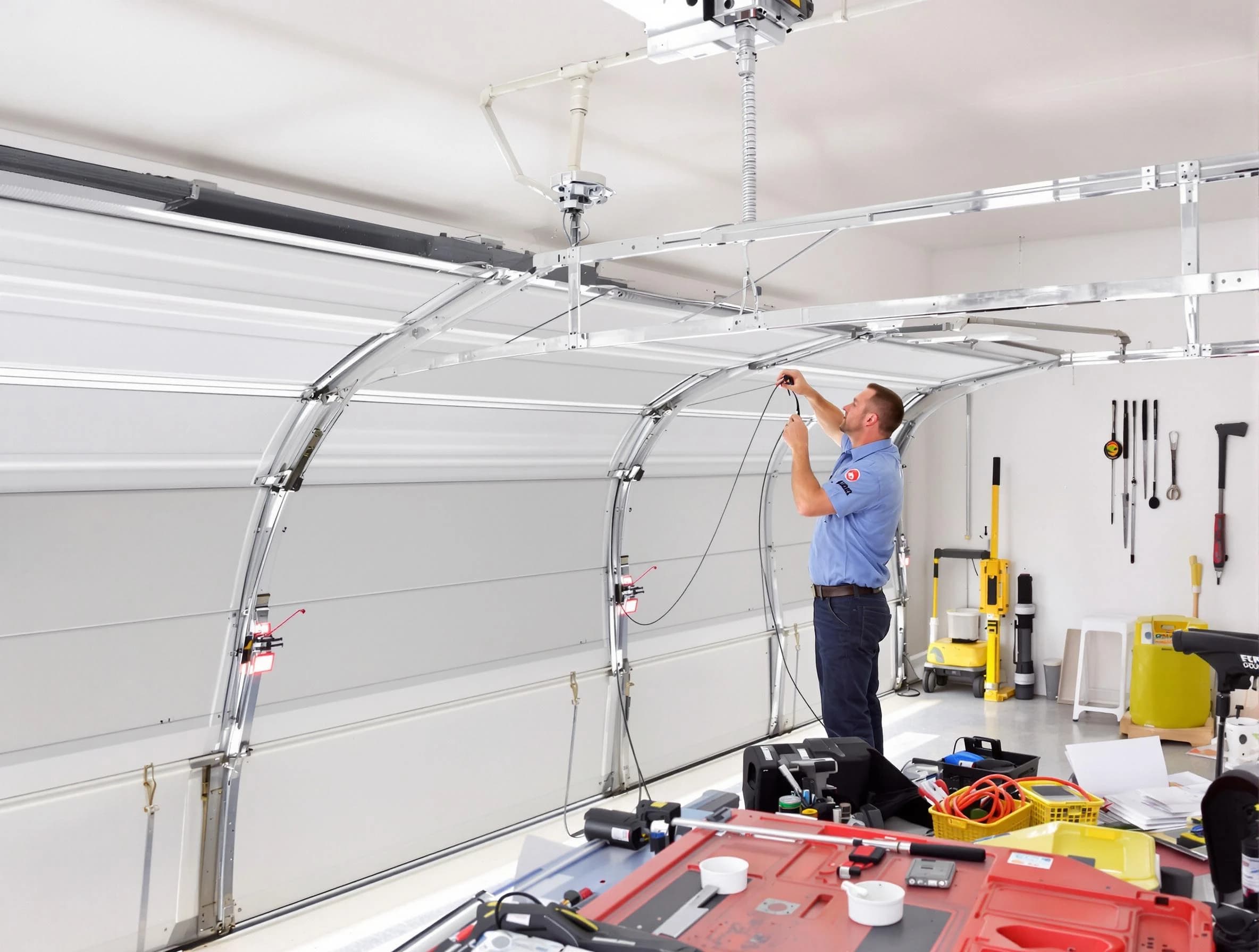 Garage door cable repair service by Summit Park Garage Door Repair in Summit Park