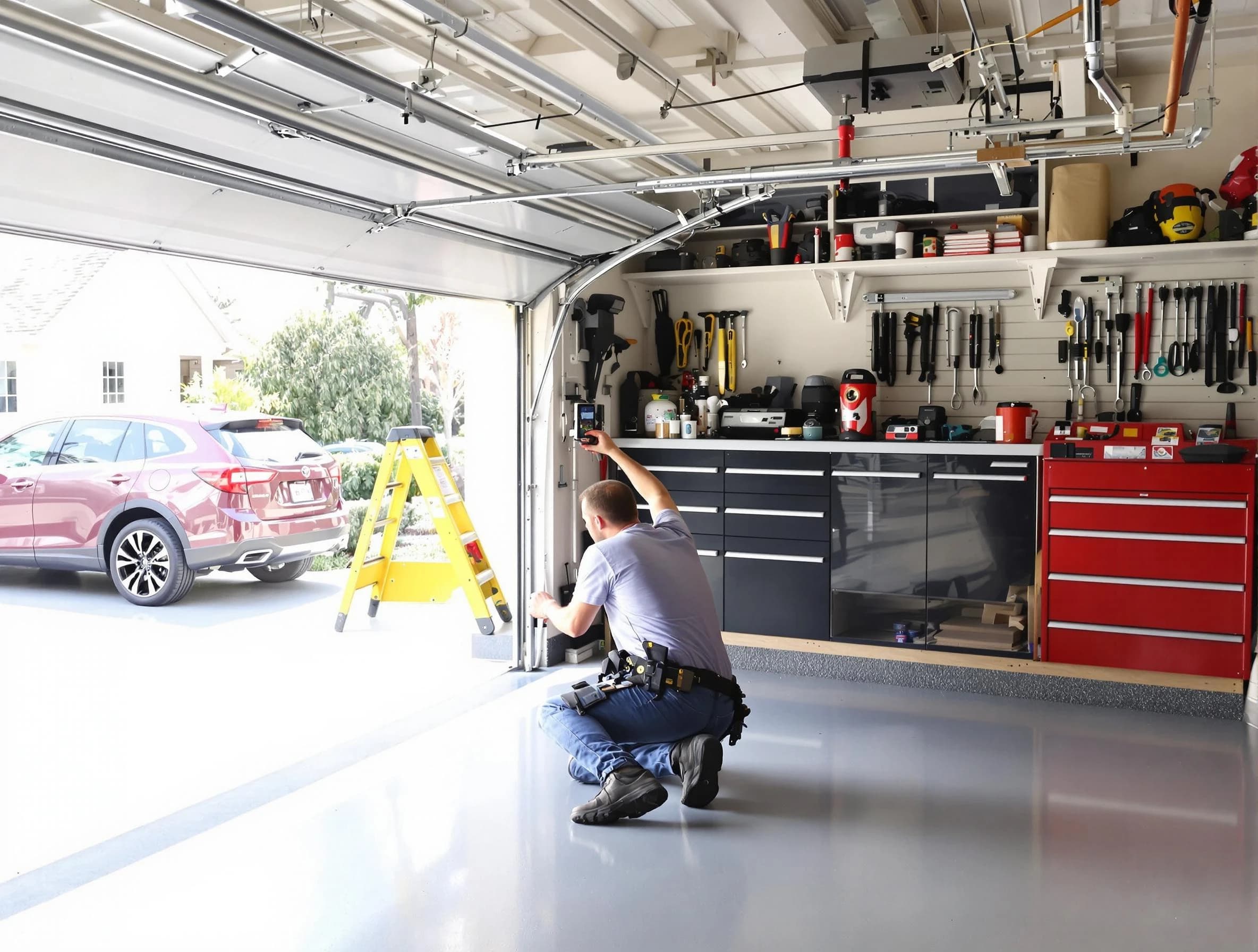 Local garage door repair service by Summit Park Garage Door Repair in Summit Park