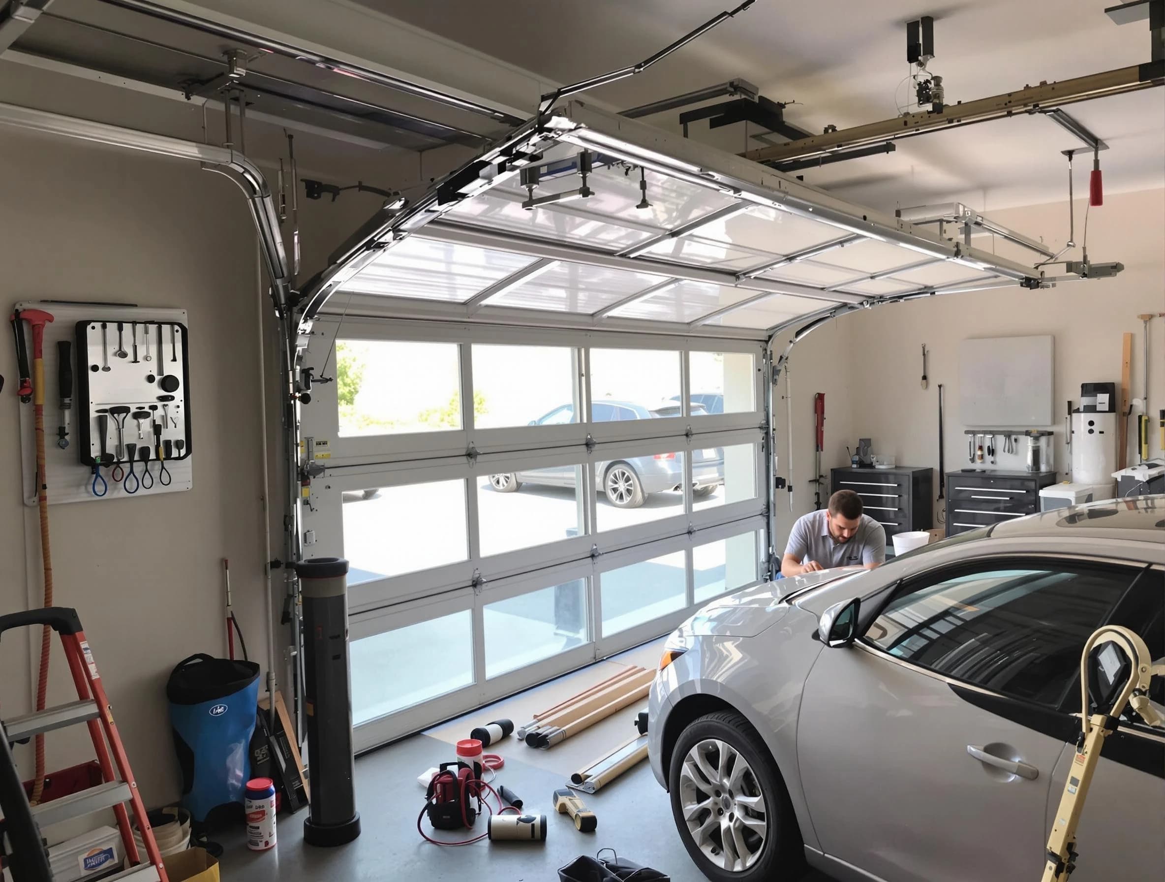 Garage door noise reduction service by Summit Park Garage Door Repair in Summit Park