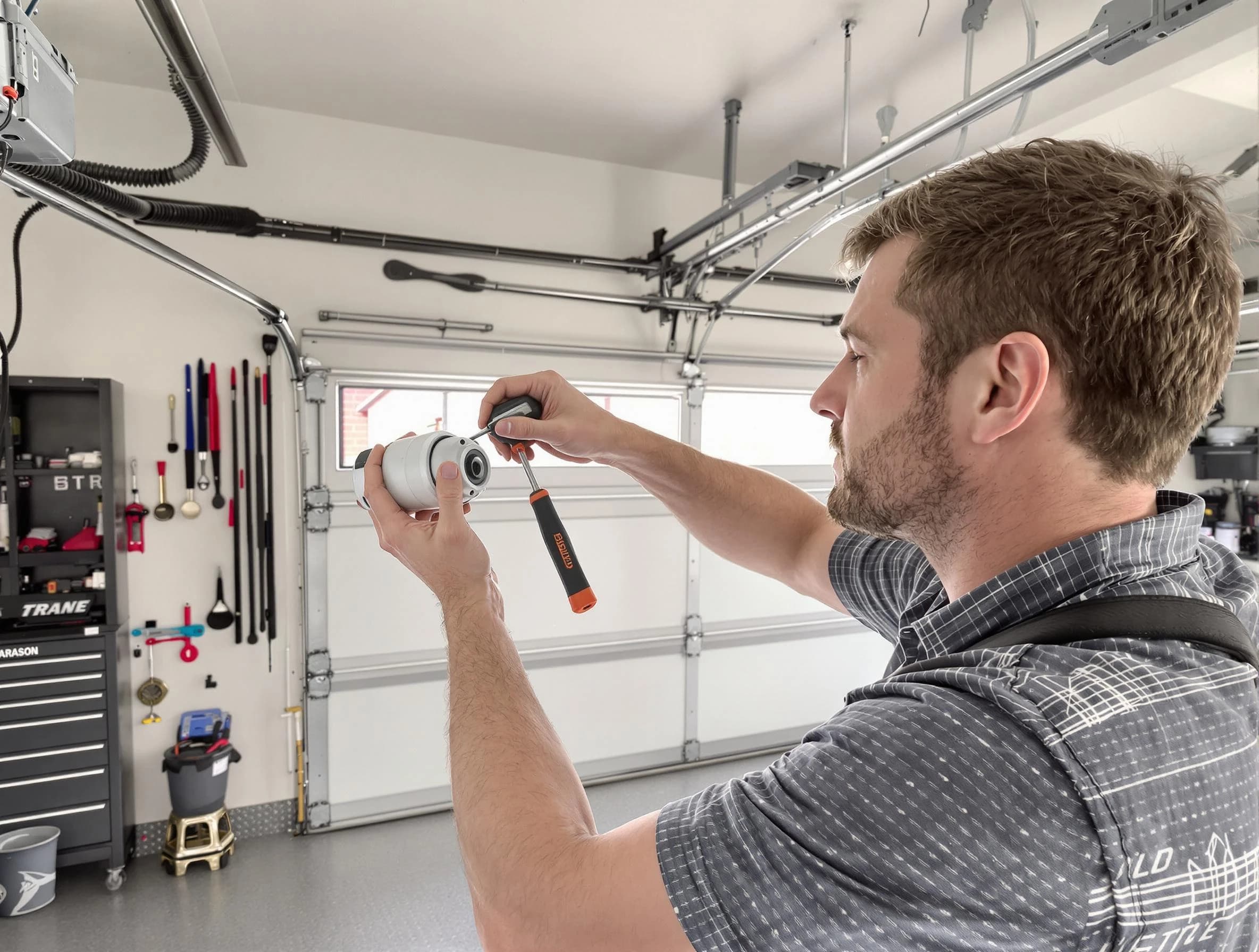 Garage door opener repair service by Summit Park Garage Door Repair in Summit Park