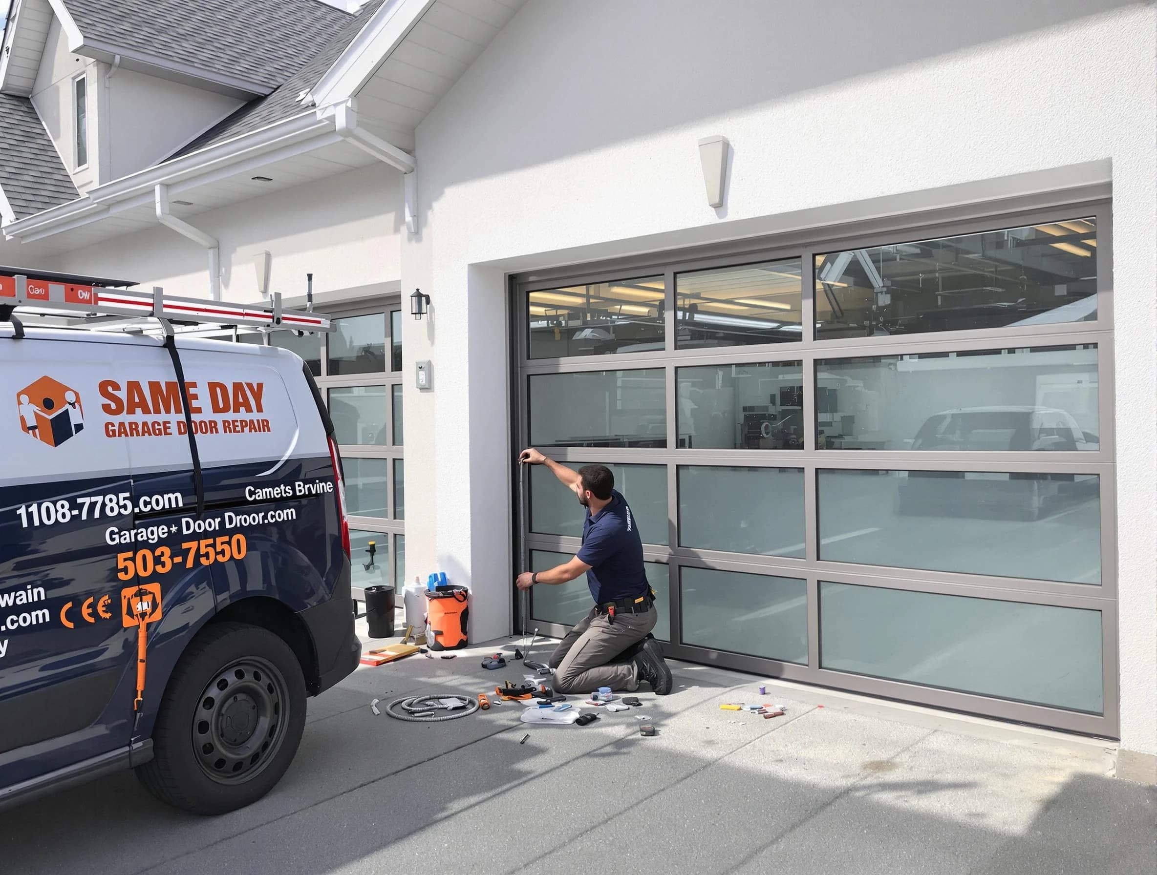 Same-day garage door repair service by Summit Park Garage Door Repair in Summit Park
