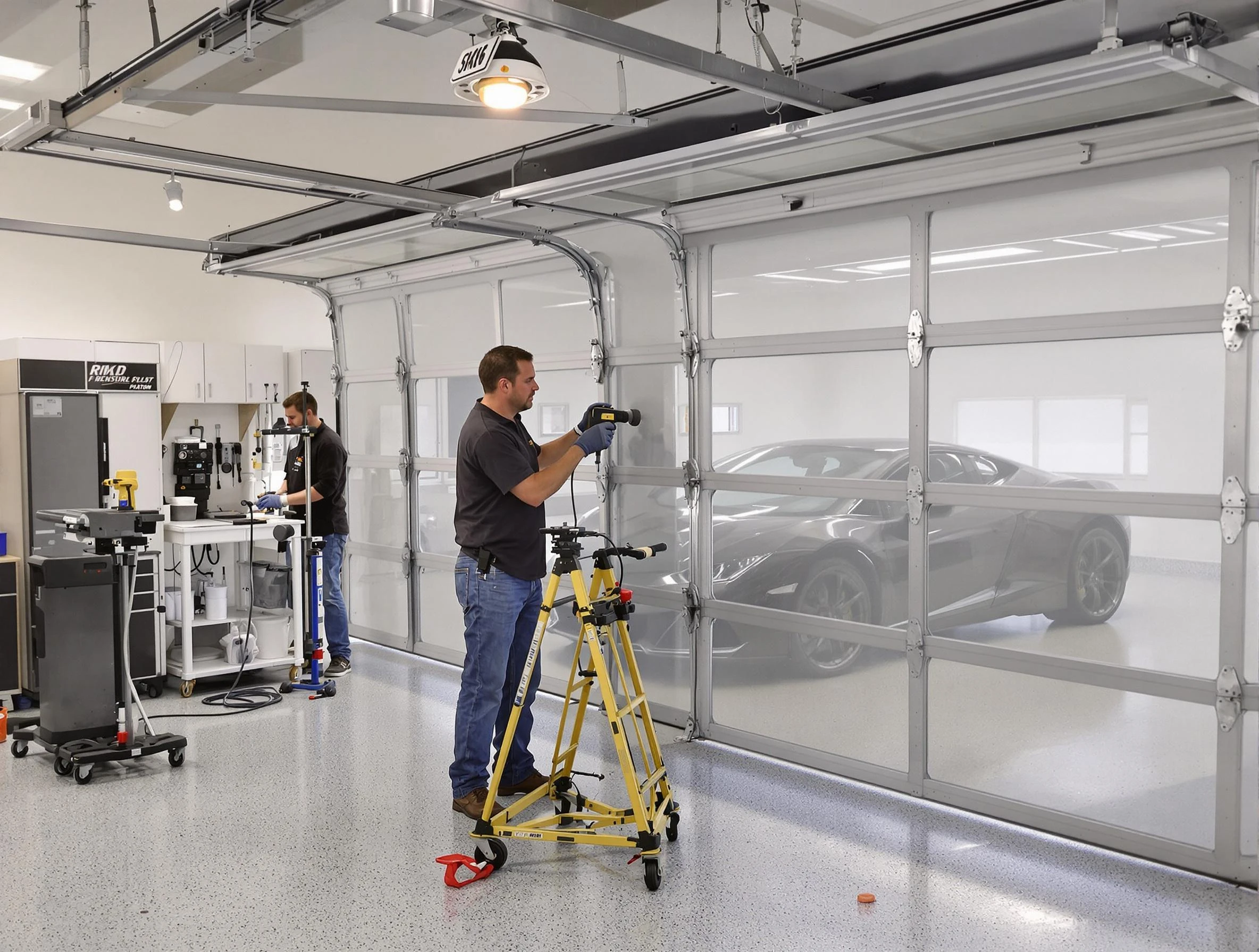 Garage Door Dents Repair in Summit Park