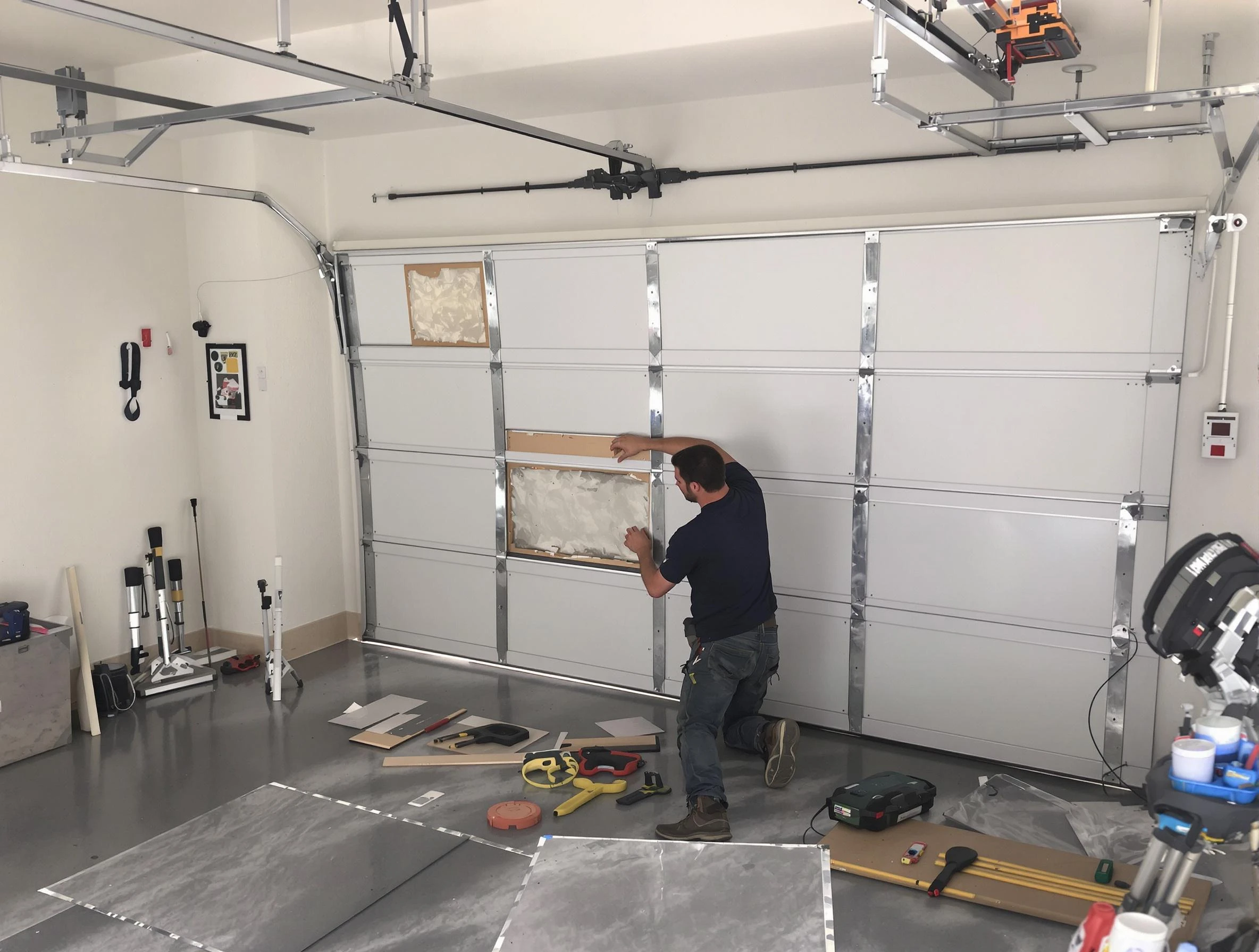 Garage Door Panel Repair in Summit Park