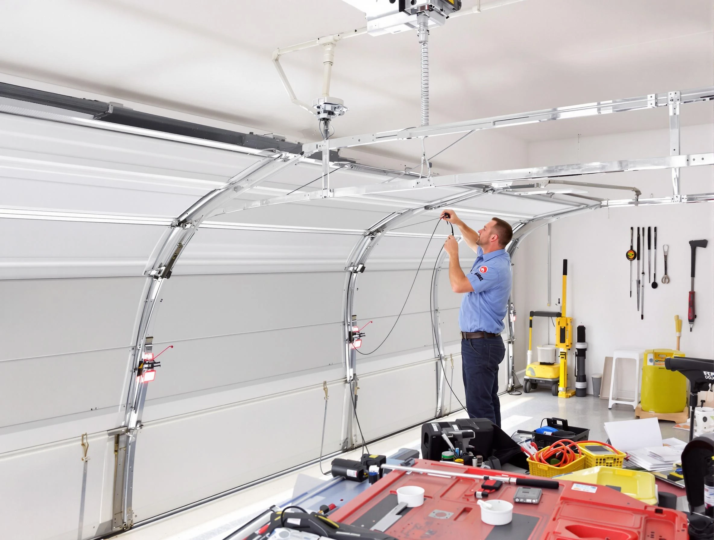 Garage door cable repair service by Summit Park Garage Door Repair in Summit Park