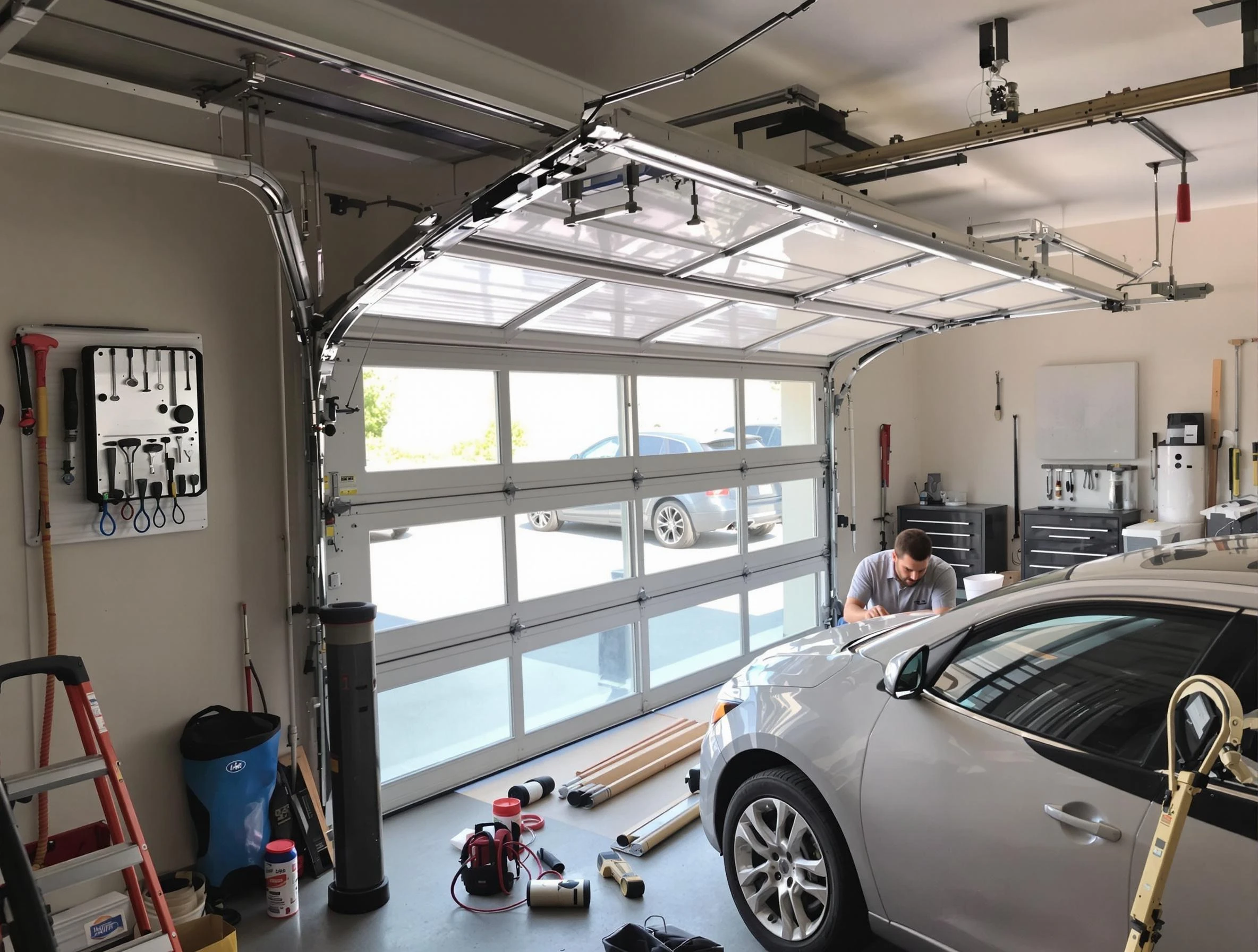 Garage door noise reduction service by Summit Park Garage Door Repair in Summit Park