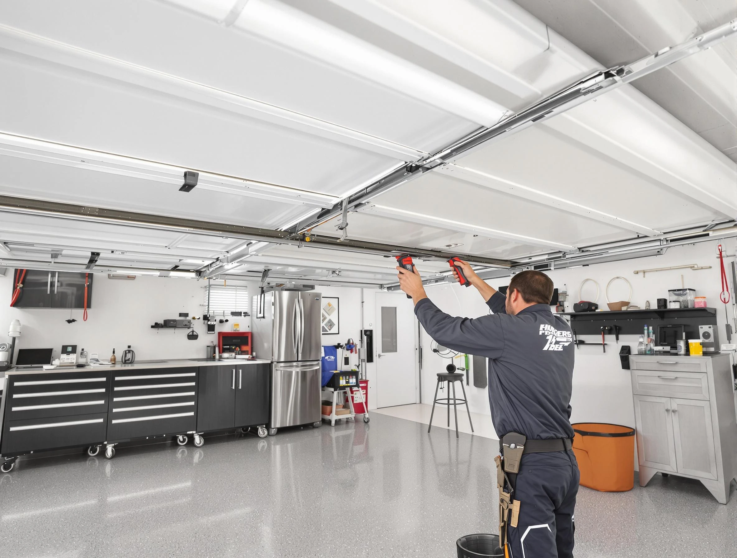 Overhead garage door repair service by Summit Park Garage Door Repair in Summit Park