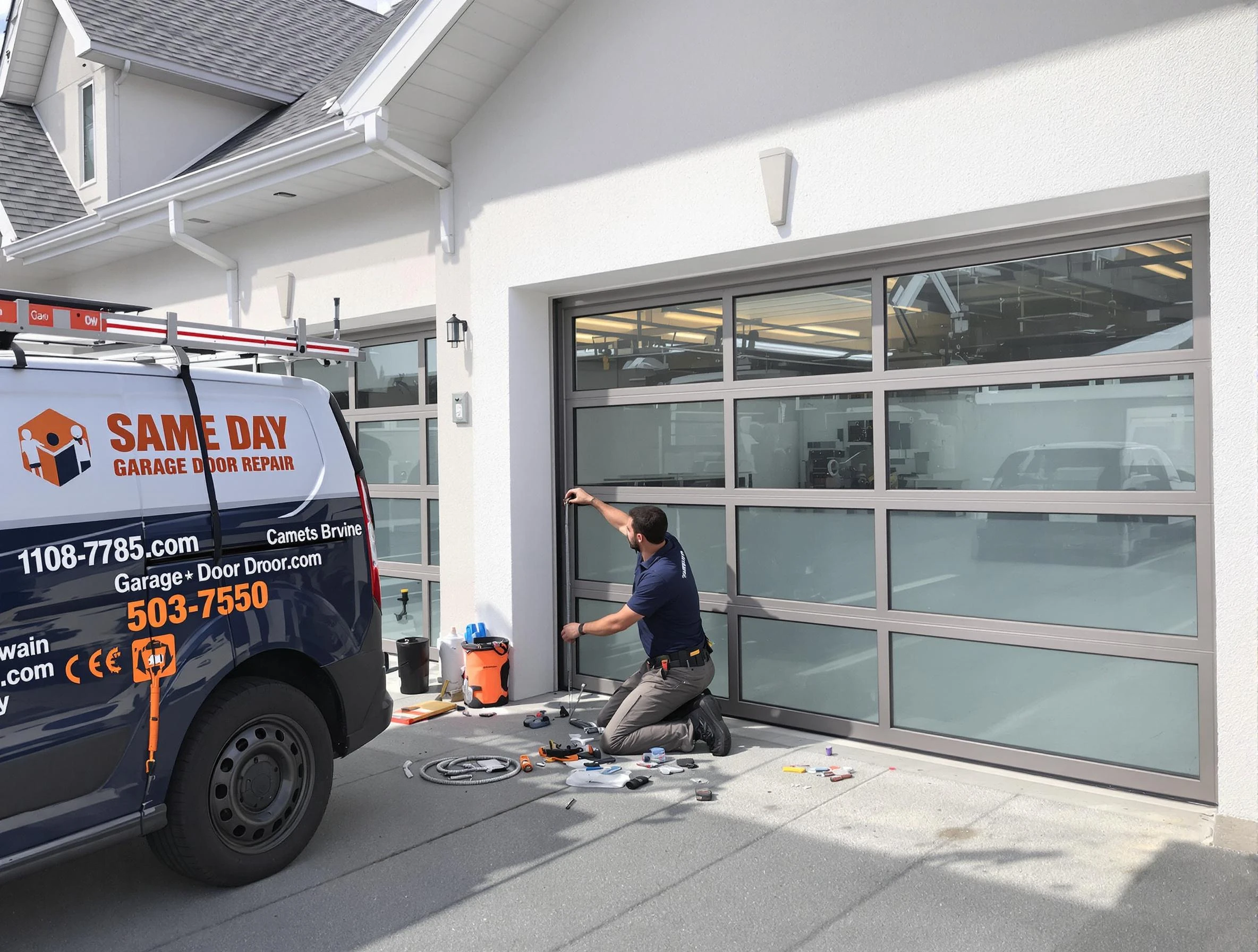 Same-day garage door repair service by Summit Park Garage Door Repair in Summit Park